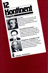 КОНТИНЕНТ / CONTINENT East-West-Forum – Issue 1980 / 12 Cover Image