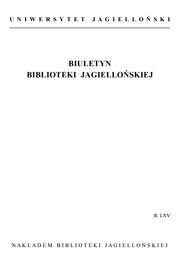 From Local Catalogue to Global Database. Twenty Years of Digitalization of the Jagiellonian Library Cover Image