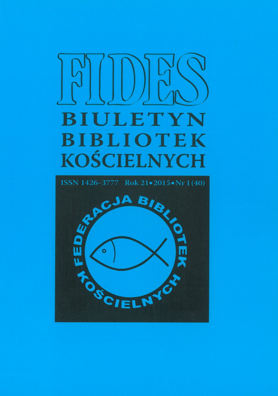 Katalog rozpraw doktorskich i habilitacyjnych o bibliotekach kościelnych w Polsce za lata 1952-2012