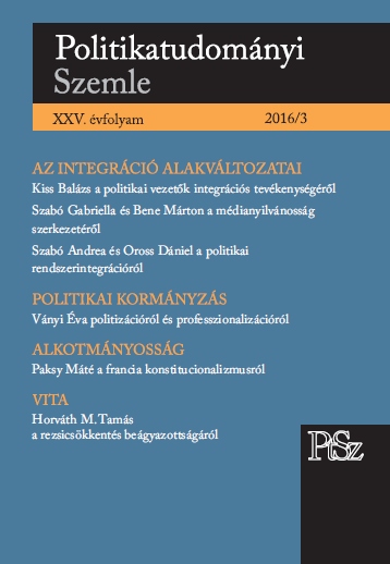 Politicisation or Professionalization? Legal, Institutional and Personal Conditions of Political Governance 2006, 2010 Cover Image