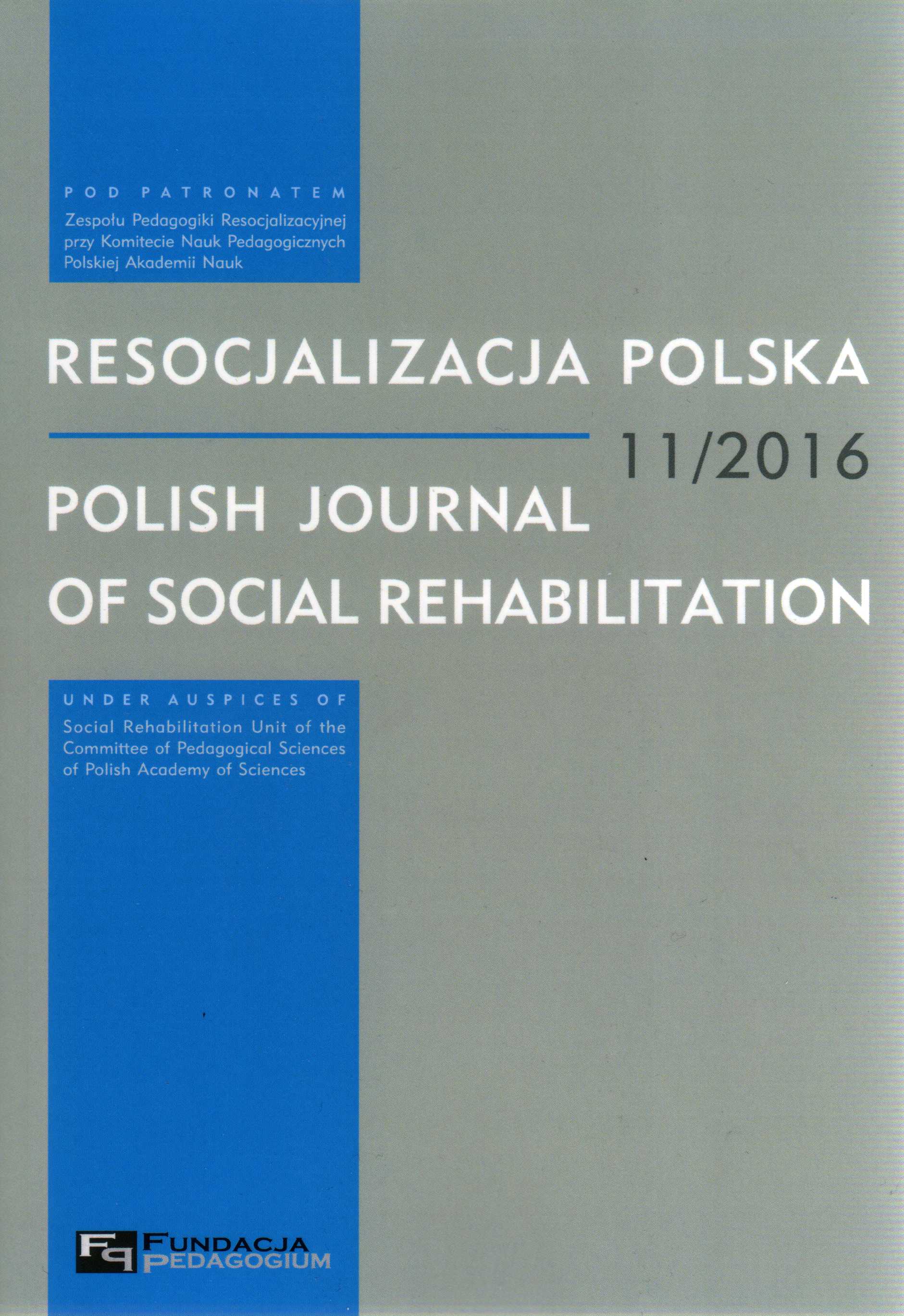 Report on the meeting of the Correctional Pedagogy Group with the Committee of Pedagogical Sciences of the Polish Academy of Sciences, 29.01.2016