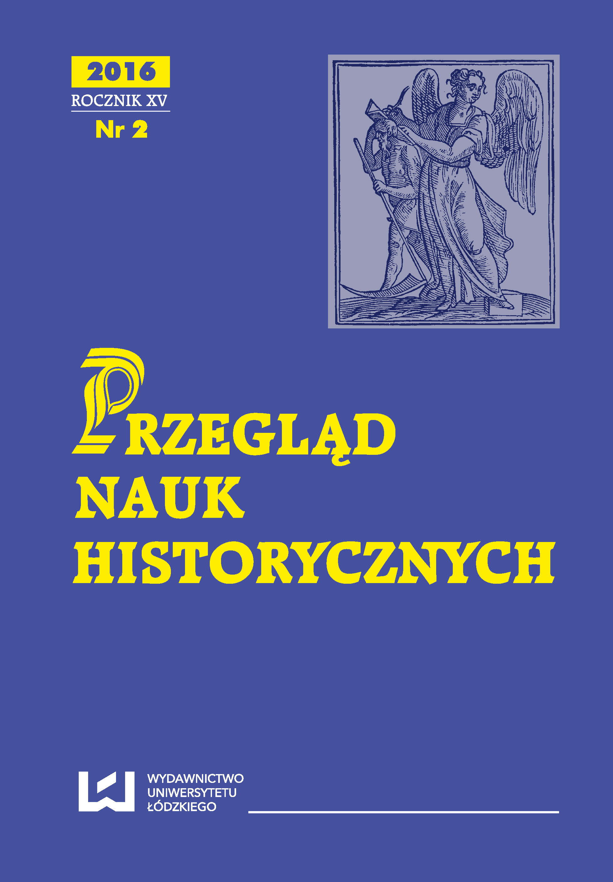 Provincial judiciary in political life of the Sandomierz Voivodship in the years 1777–1783 Cover Image