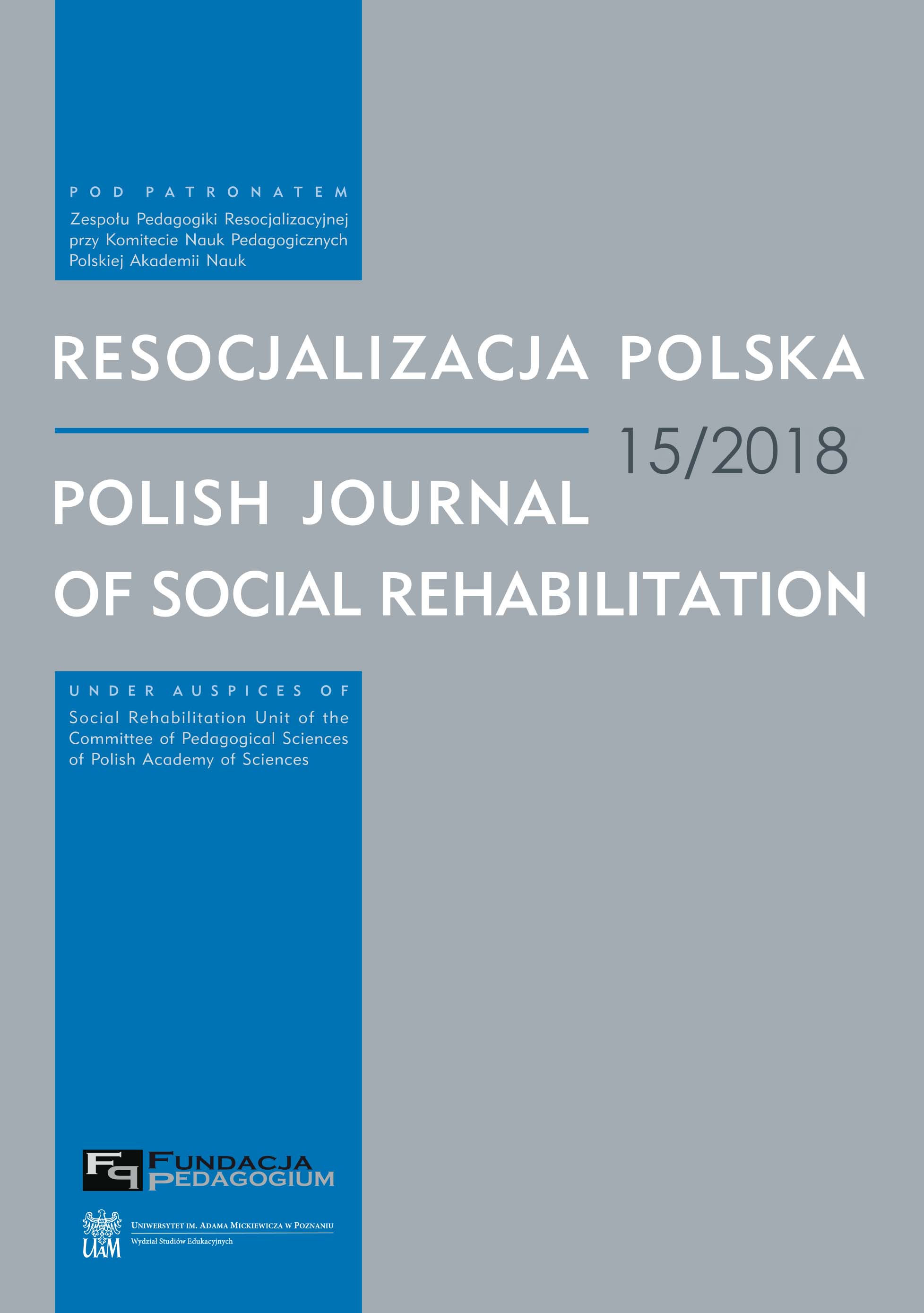 Confidence and responsibility generative modality in the process of secondary integration of punished persons and the local support network in the process of adaptation excluded to the living environment.