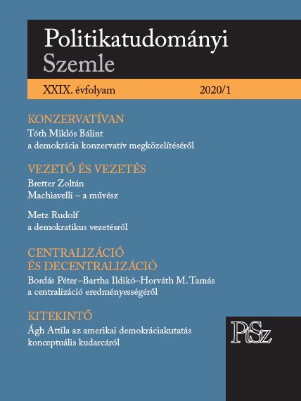 Dessewffy, Asbóth, Tisza. Moderate Progression and Democracy from a Conservative Perspective Cover Image
