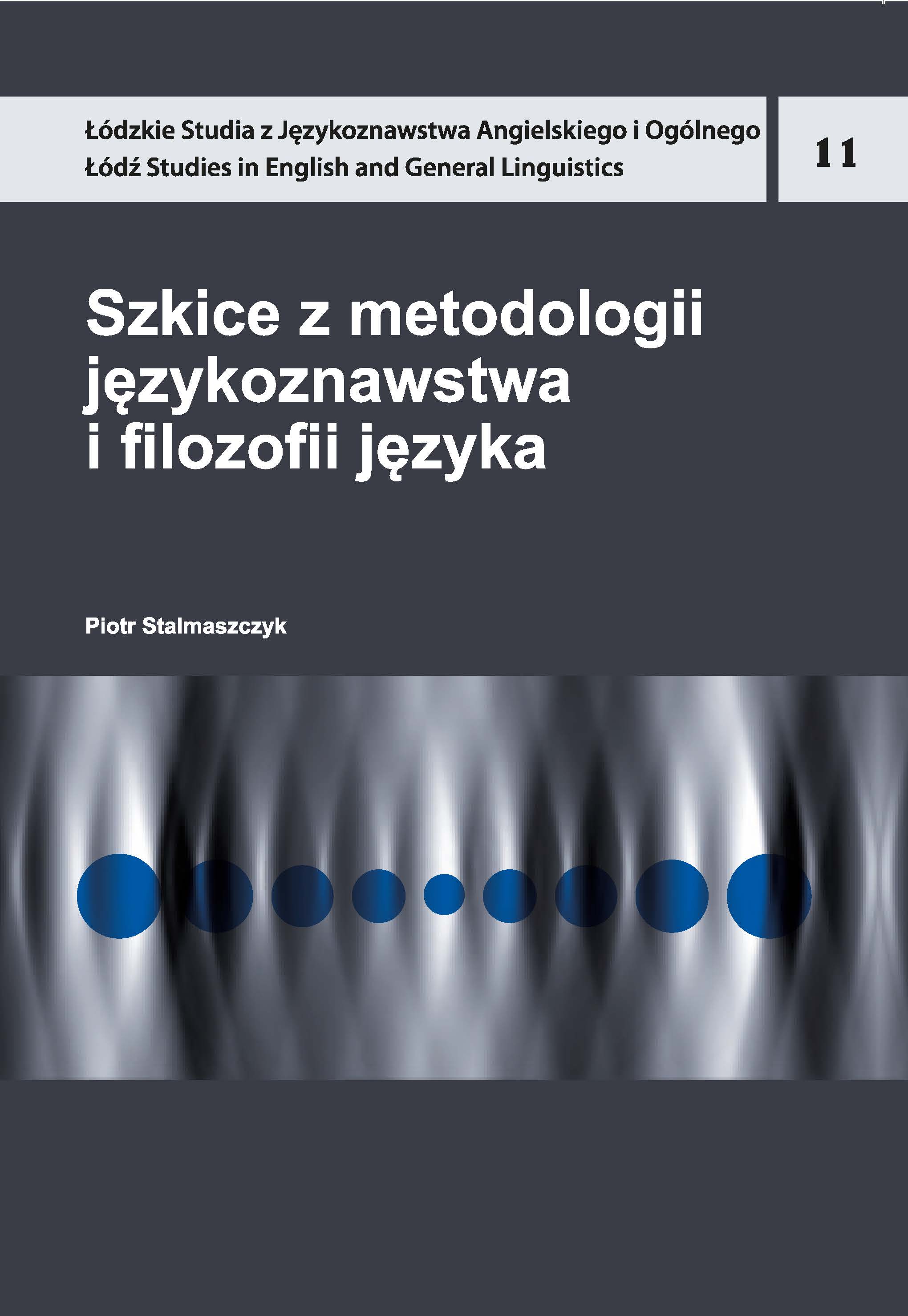 Studies in linguistic methodology and philosophy of language Cover Image