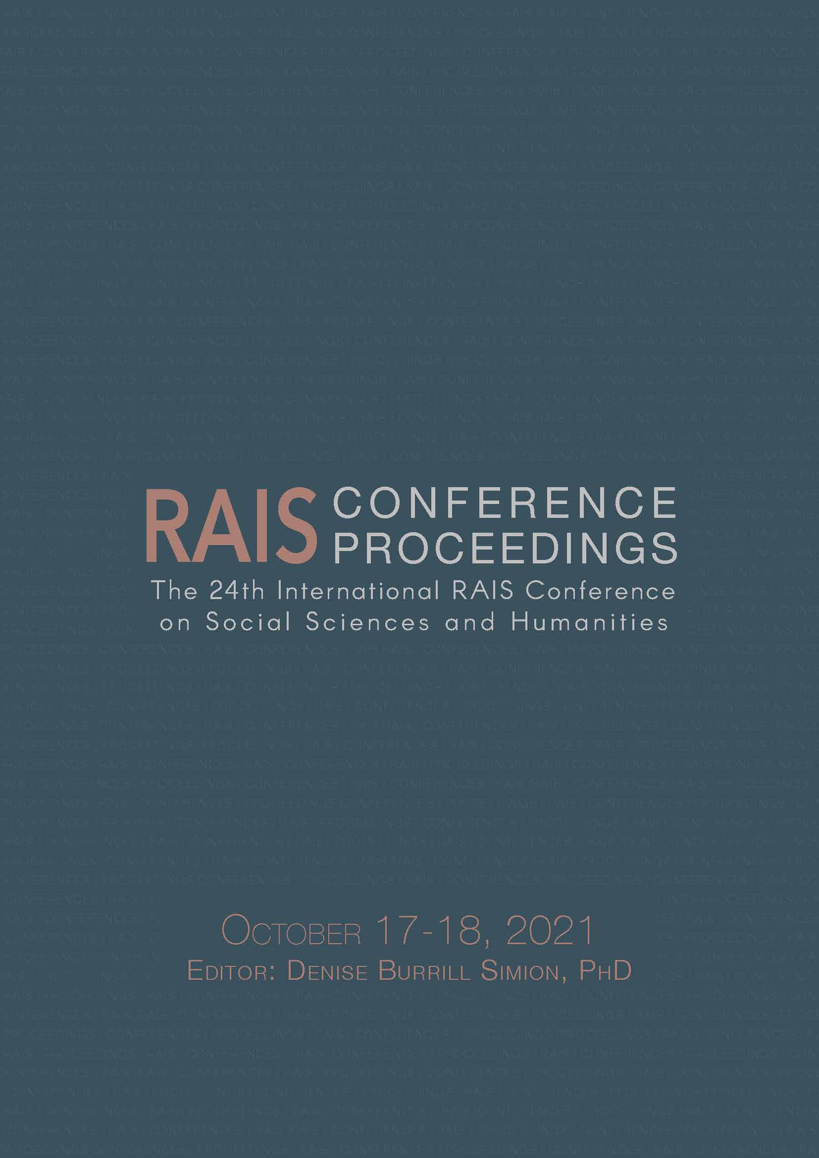 Proceedings of the 24th International RAIS Conference on Social Sciences and Humanities Cover Image