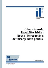 Relations between the Republic of Serbia and Bosnia and Herzegovina: defining a new policy Cover Image