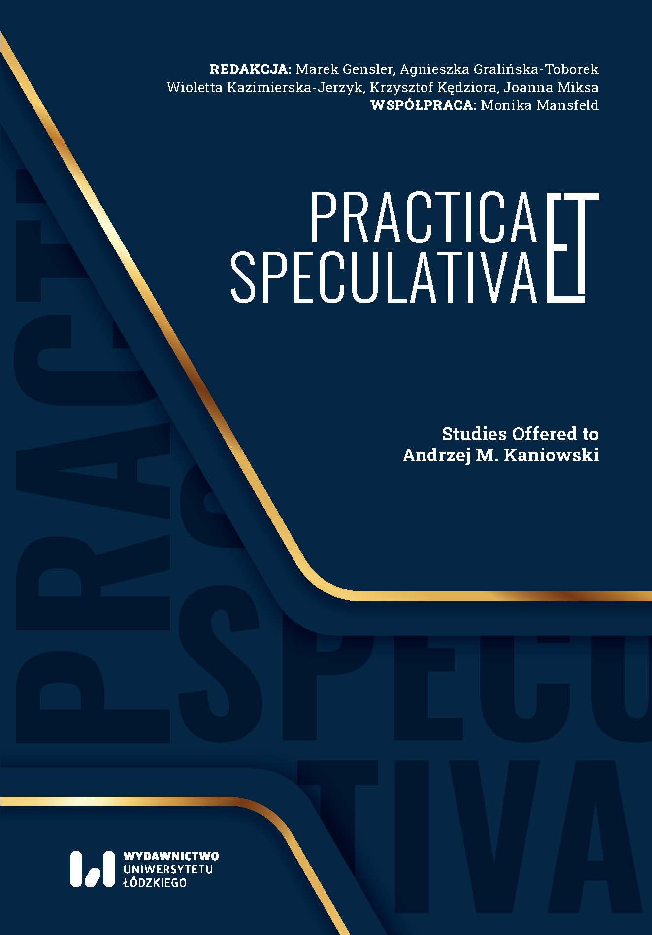 Practica et Speculativa Cover Image