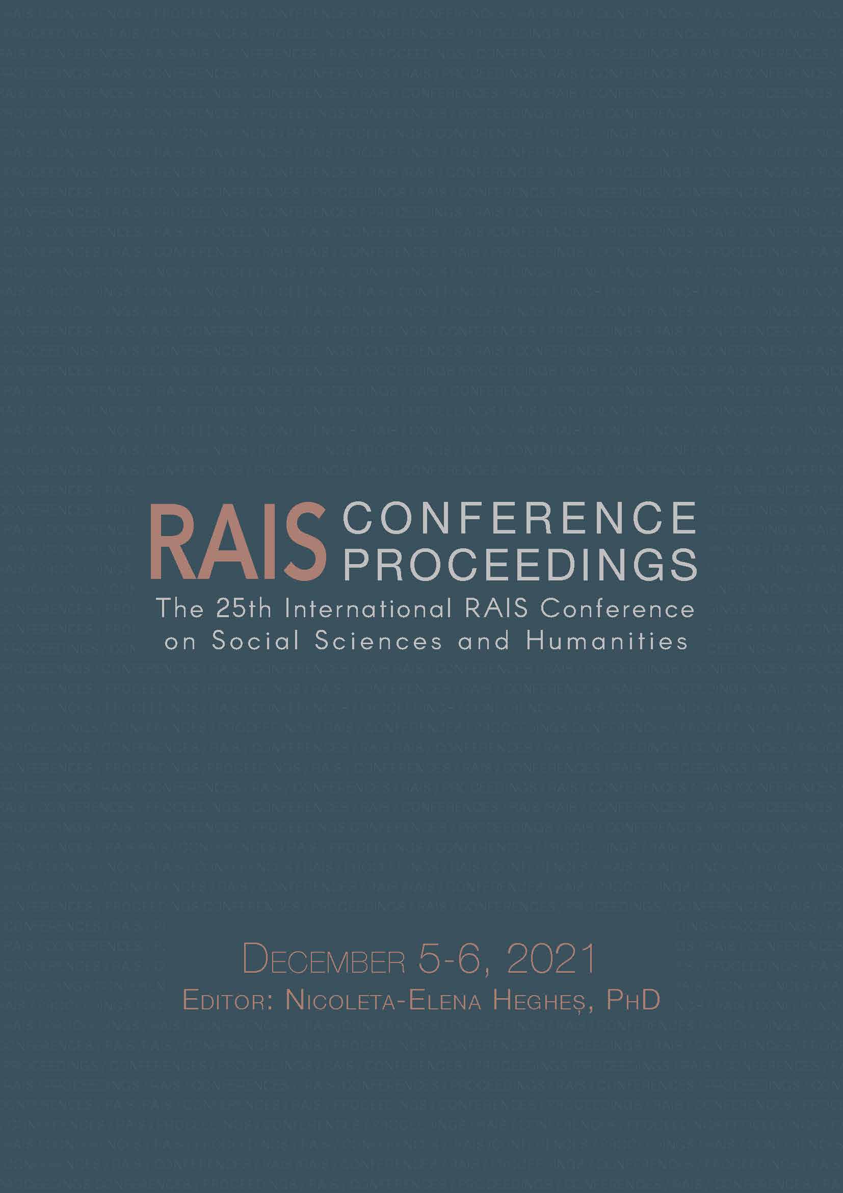 Proceedings of the 25th International RAIS Conference on Social Sciences and Humanities Cover Image