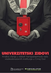 University walls - analysis of the situation in the field of transparency of the work of higher education institutions in Montenegro Cover Image