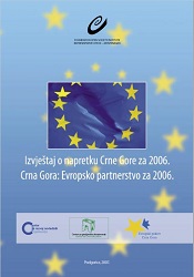 Progress Report of Montenegro for 2006 - Montenegro: European Partnership for 2006 Cover Image