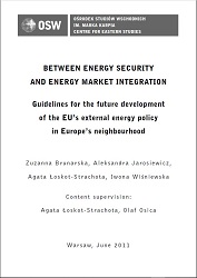 BETWEEN ENERGY SECURITY AND ENERGY MARKET INTEGRATION. Guidelines for the future development of the EU’s external energy policy in Europe’s neighbourhood Cover Image