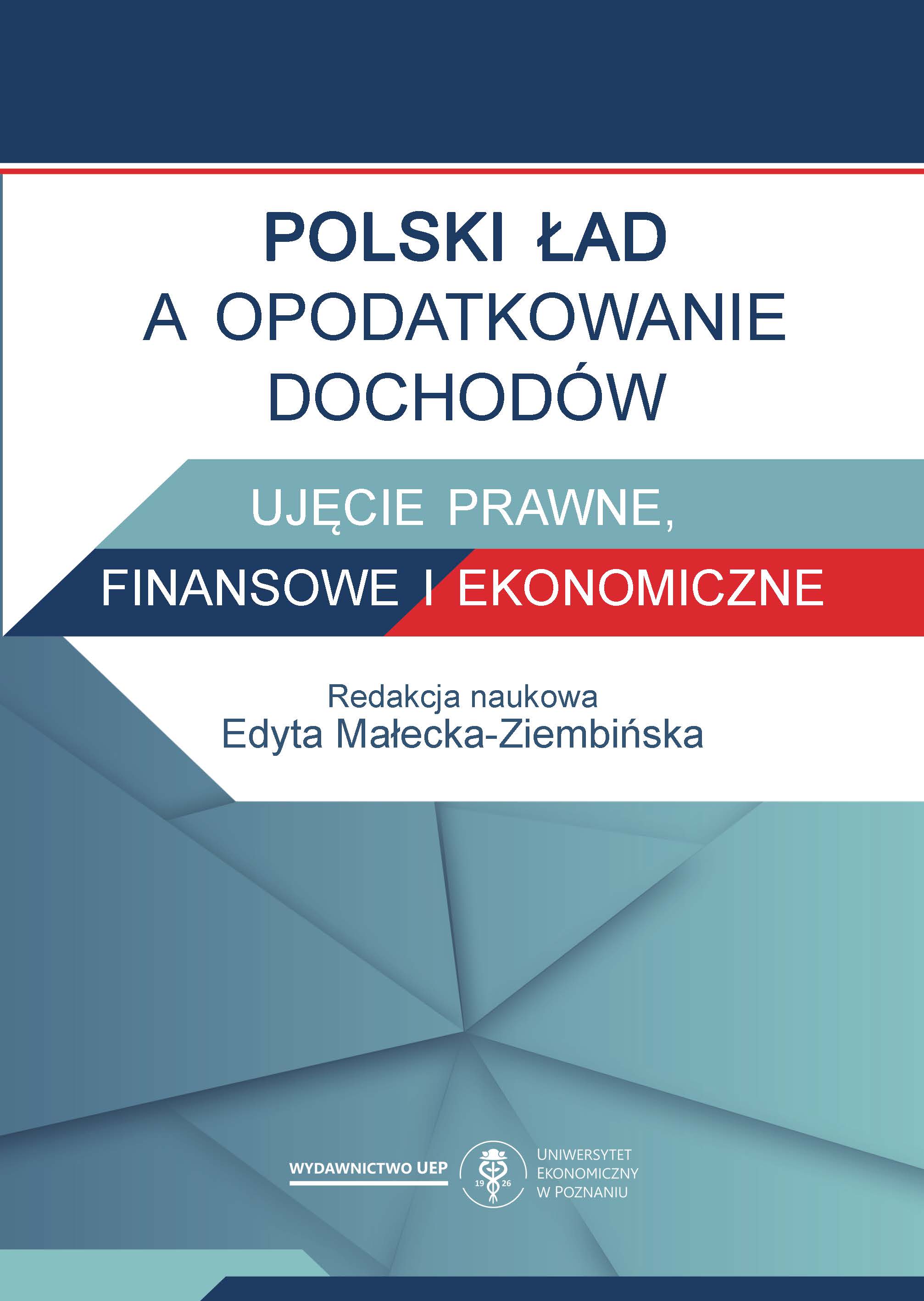 Polish Deal from the perspective of the forms of taxes and contributions imposed on the income of natural persons Cover Image