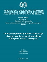 EMPIRICAL RESEARCH: PARTICIPATION OF CITIZENS IN LOCAL COMMUNITIES IN BOSNIA AND HERZEGOVINA