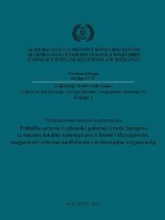 FINANCIAL AND INSTITUTIONAL CAPACITY AS A DETERMINANT OF THE ROLE OF THE CITY OF SARAJEVO IN THE DEVELOPMENT OF THE REGION Cover Image
