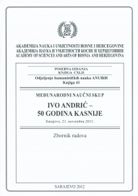 ANDRIĆ IN READERS Cover Image