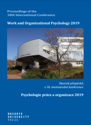 Internal Factors of Work Satisfaction of Employees in Manufacturing Companies in the Czech Republic Cover Image