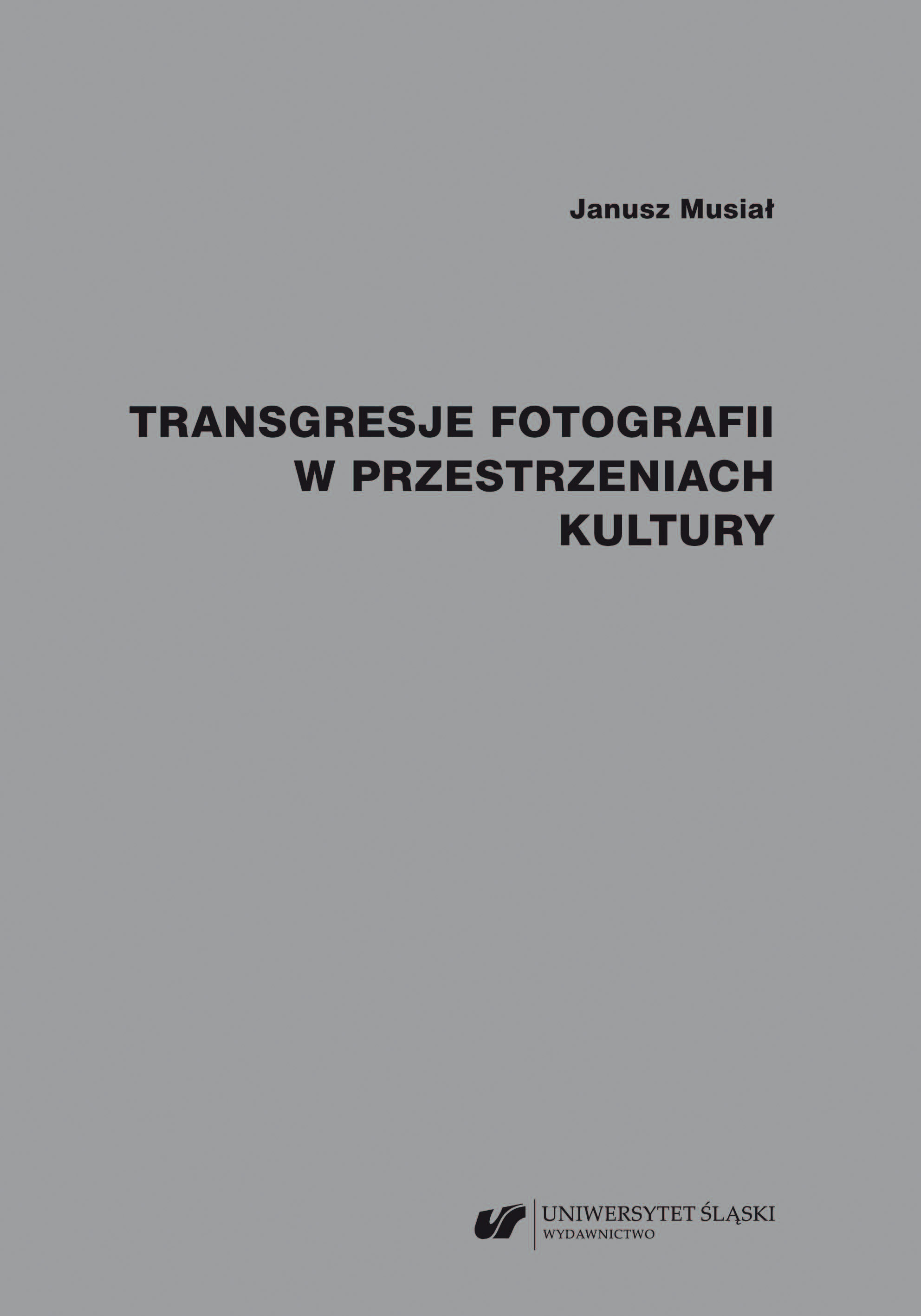 Transgressions of photography in spaces of culture Cover Image