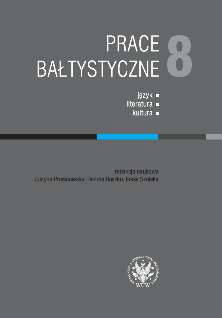 Prace Bałtystyczne. Tom 8