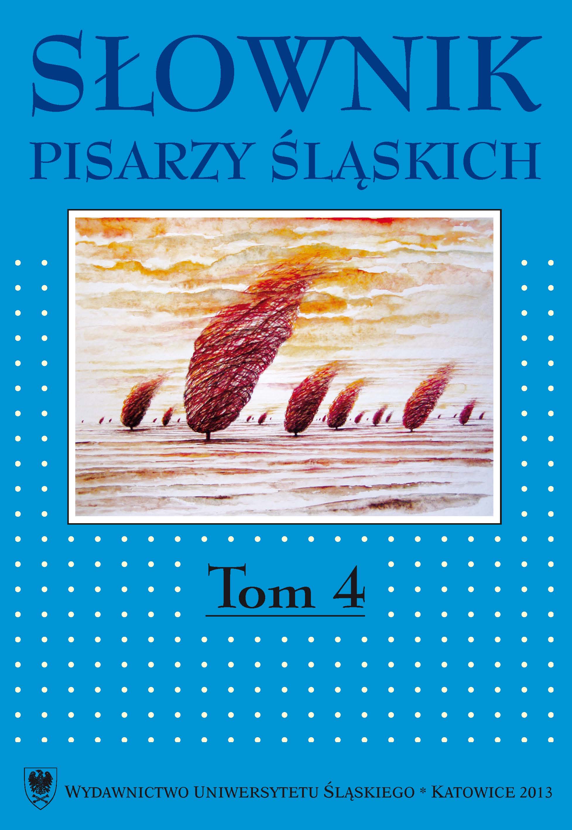 A dictionary of Silesian writers, vol. 4 Cover Image