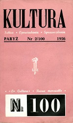 PARIS KULTURA – 1956 / 100 Cover Image