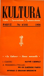 PARIS KULTURA – 1956 / 102 Cover Image