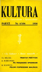 PARIS KULTURA – 1956 / 104 Cover Image