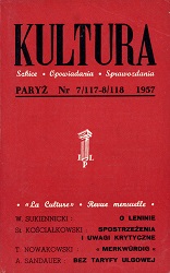 PARIS KULTURA – 1957 / 117+118 Cover Image