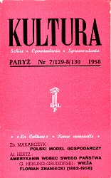 PARIS KULTURA – 1958 / 129+130 Cover Image