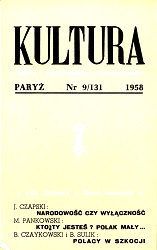 PARIS KULTURA – 1958 / 131 Cover Image
