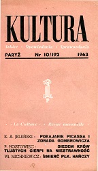 PARYSKA KULTURA – 1963 / 192