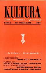 PARIS KULTURA – 1966 / 225+226 Cover Image