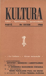 PARIS KULTURA – 1966 / 228 Cover Image