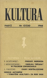 PARYSKA KULTURA – 1966 / 230