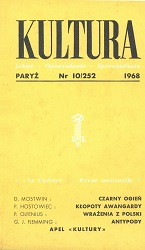 PARIS KULTURA – 1968 / 252 Cover Image