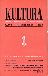PARYSKA KULTURA – 1969 / 256+257