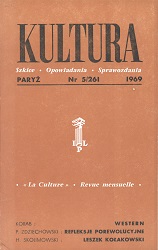 PARIS KULTURA - 1969 / 261 Cover Image