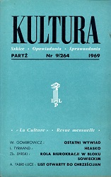 PARIS KULTURA – 1969 / 264 Cover Image