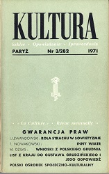PARYSKA KULTURA – 1971 / 282