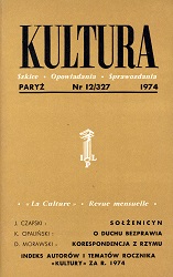 PARYSKA KULTURA – 1974 / 327