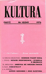 PARIS KULTURA – 1976 / 349 Cover Image