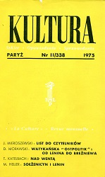 PARIS KULTURA – 1975 / 338 Cover Image