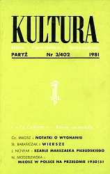 PARYSKA KULTURA – 1981 / 402