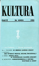 PARYSKA KULTURA – 1981 / 403