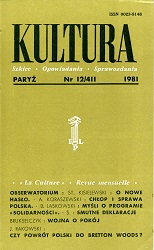 PARYSKA KULTURA – 1981/ 411