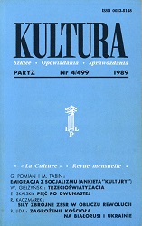 PARYSKA KULTURA – 1989 / 499