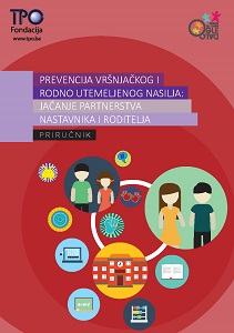 "Prevention of Peer and Gender-Based Violence At School: Strengthening the Partnership Between Teachers and Parents" - Manual Cover Image
