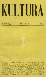 PARIS KULTURA – 1950 / 036