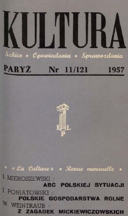 PARIS KULTURA – 1957 / 121 Cover Image