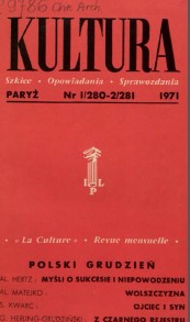 PARYSKA KULTURA – 1971 / 280+281